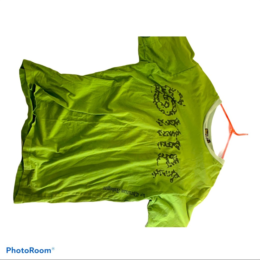 SMET Tee Shirt Lime Green